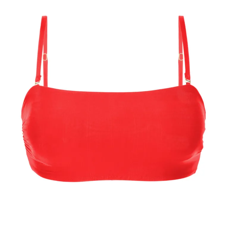 Top Rouge Bandeau-Reto