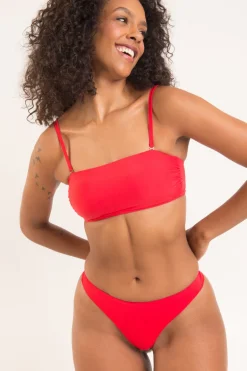Top Rouge Bandeau-Reto