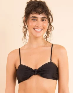 Top Shimmer-Black Bandeau-Joy