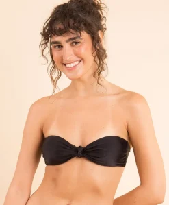 Top Shimmer-Black Bandeau-Joy