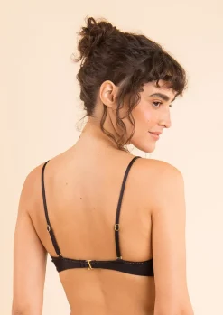 Top Shimmer-Black Bandeau-Joy