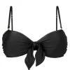 Top Shimmer-Black Bandeau-No