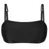 Top Shimmer-Black Bandeau-Reto