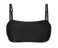 Top Shimmer-Black Bandeau-Reto