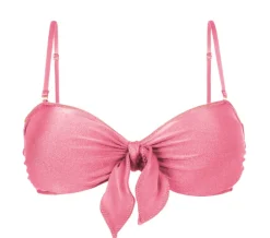 Top Shimmer-Confetti Bandeau-Knot