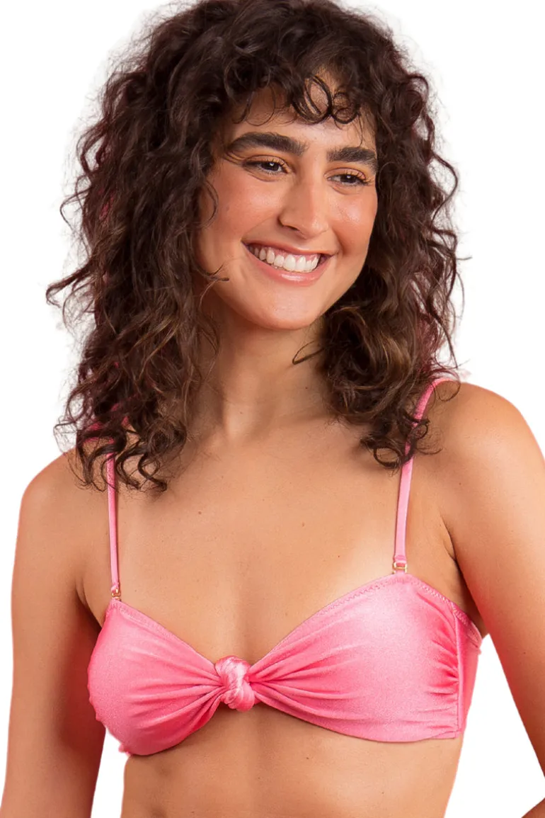 Top Shimmer-Confetti Bandeau-Joy