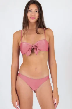Top Shimmer-Confetti Bandeau-Knot