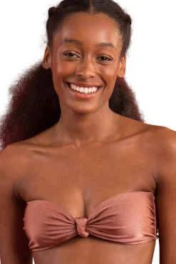 Top Shimmer-Copper Bandeau-Joy