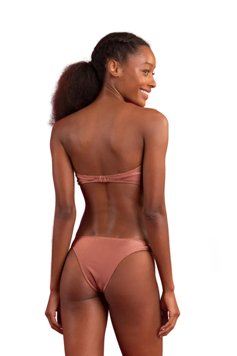 Top Shimmer-Copper Bandeau-Joy