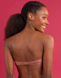 Top Shimmer-Copper Bandeau-Joy