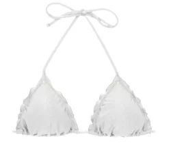 Top Shimmer-White Frufru