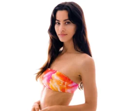 Top Tiedye-Red Bandeau-Reto