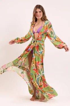 Tropical Long Dress Verona