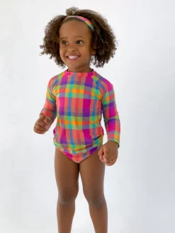 Tulip-Garden Rash-Guard Kids